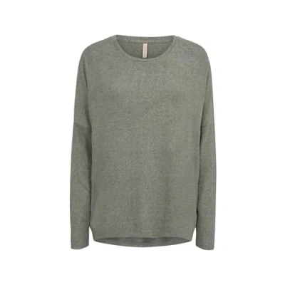 Abbildung von Soyaconcept Langarmshirt, Damen, Größe: XXL, Misty melange