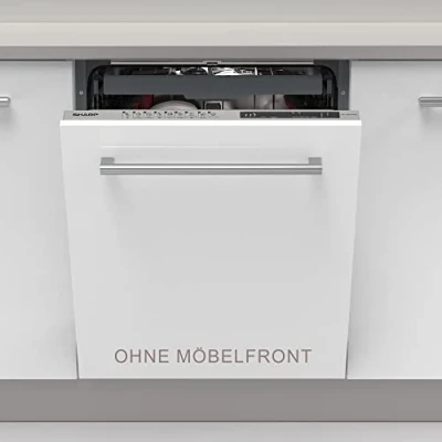 Abbildung von Sharp vollintegrierbarer Geschirrspüler &quot;QW NI25I44BX DE&quot;, QW DE, 14 Maßgedecke