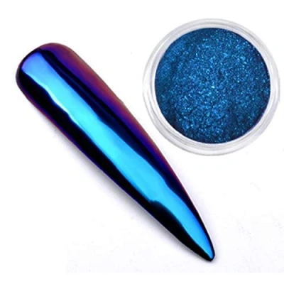 Abbildung von Artlalic 1 Box 0,3g Chameleon Spiegel Nagel Glitters Pulver DIY Chrom Pigment Staub Maniküre Nail art Dekoration Werkzeuge