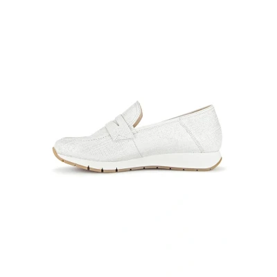 Abbildung von Gabor Instappers Slipper, Damen, Größe: 37.5, Offwhite Leder