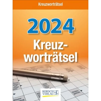 Abbildung von Kreuzworträtsel 2024: Tages Abreisskalender mit einem neuen für jeden Tag I Aufstellbar 12 x 16 cm