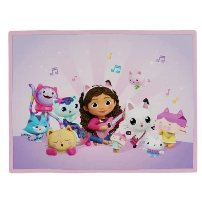 Abbildung von Franco DreamWorks Gabby&#039;s Puppenhaus Teppich, rutschfest, 175,3 x 132,1 cm, offizielles Lizenzprodukt