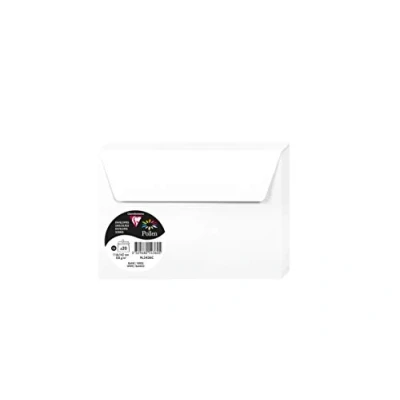 Abbildung von Clairefontaine Briefumschlag C6 120g/qm weiß VE=20 Stück
