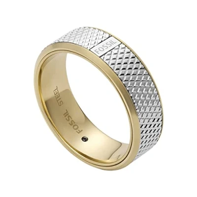 Abbildung von Fossil Ring, Herren, Größe: 60, Bicolor