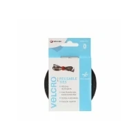 Abbildung von Velcro VEL EC60253, Schwarz, 10 mm, 5 m, 1 Stück(e)