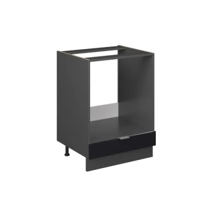 Abbildung von Vicco Küchenschränke Fame Line, Schwarz gestreift, 60 cm ohne Arbeitsplatte