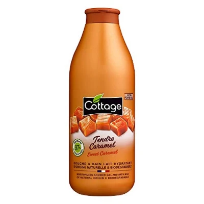 Abbildung von Cottage Duschbad Und Feuchtigkeitsmilch Weichkaramell 97% Natürliche Inhaltsstoffe 1 Einheit 750 Ml