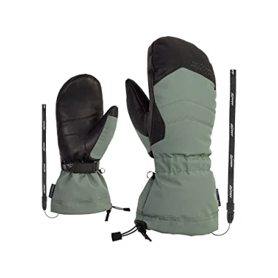 Abbildung von Ziener Damen KILATI Ski Fäustling/Wintersport wasserdicht, Wolle, Freeride, Green mud, 7,5