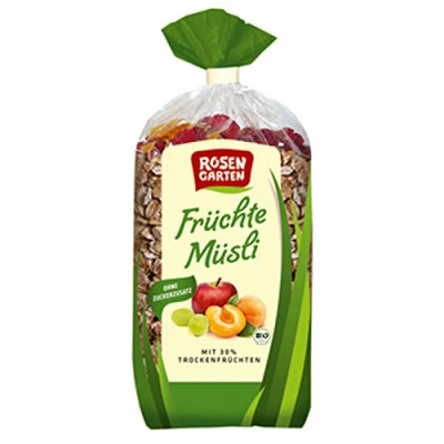 Abbildung von Früchte Müsli ungesüßt