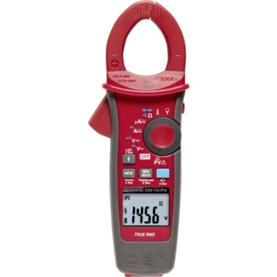 Abbildung von Benning 044683 Strømtang digitaler Datenlogger CAT IV 600 V Visning (Anzahl): 6000