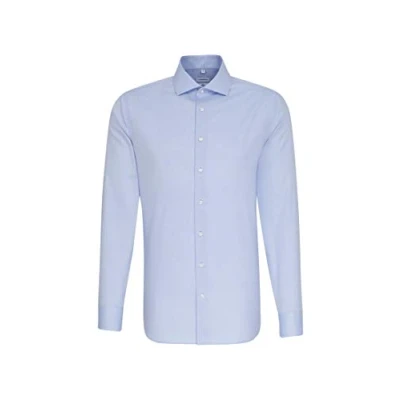 Abbildung von Seidensticker SLIM FIT Businesshemd, Herren, Größe: 39, Light blue