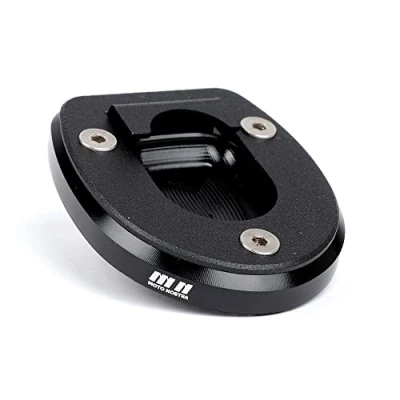 Abbildung von MOTO NOSTRA Seitenständerfuß CNC schwarz glänzend kompatibel für Vespa GT 125 L, GTS 250 ABS, 300ie, Super Touring