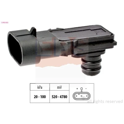 Abbildung von Luftdrucksensor, Höhenanpassung EPS 1.993.023