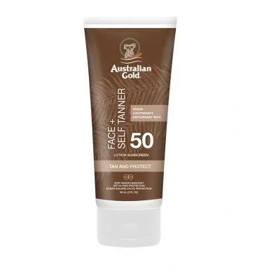 Abbildung von Australian Gold Lotion SPF 50 FaceCreme with Self Tanner 88 ml