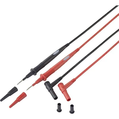 Abbildung von Sicherheits Messleitung 1.00 m Schwarz, Rot VOLTCRAFT MS 7