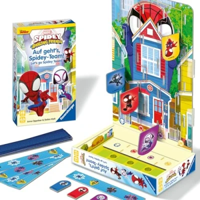 Abbildung von Ravensburger Spiel, Mitbringspiel Spidey and his Amazing Friends Auf geht&#039;s, Team!, Made in Europe, FSC® schützt Wald weltweit