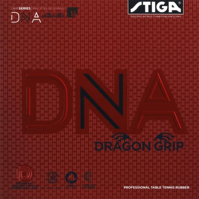 Abbildung von STIGA Tischtennisbelag DNA Dragon Grip 55, 2.3 für maximale Kontrolle und Rotation, Rot