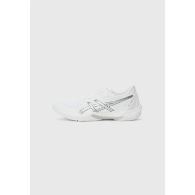 Abbildung von Asics Gelrocket 12 Volleyballschuh, Herren, Größe: 42, White/pure silver Kunststoff/textil