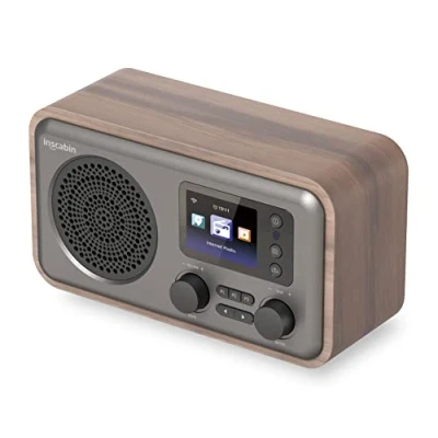 Abbildung von Inscabin D8 Internet DAB/DAB+ Digitalradio, Internetradio/Digitalradio mit Spotify Connect und Bluetooth (Walnuss)