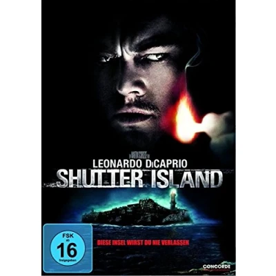 Abbildung von Shutter Island DVD mit Leonardo DiCaprio und Mark Ruffalo