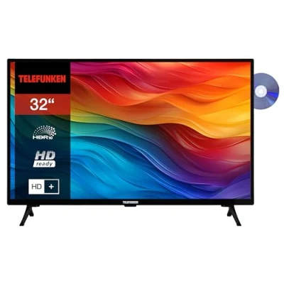 Abbildung von Telefunken XH32SO550SD LCD LED Fernseher (80 cm/32 Zoll, HD ready, Smart TV, HDR, Triple Tuner, DVD Player, 6 Monate HD+ gratis)