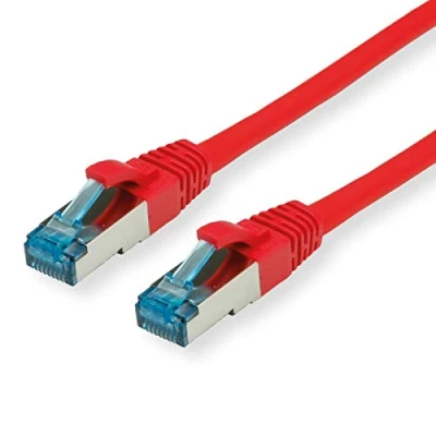 Abbildung von VALUE Patchkabel Kat.6A (Class EA) S/FTP (PiMF), LSOH, rot, 0,5 m