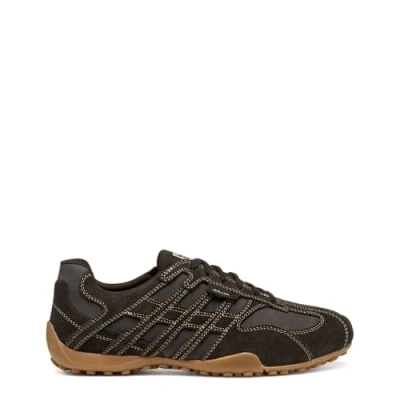Abbildung von Geox U Snake Original Herren Leder Sneaker U55MNB 022EK C6006 Braun, Schuhgröße:45 EU