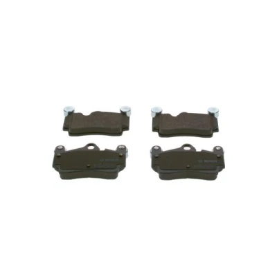 Abbildung von BOSCH 0 986 424 741 Bremsbelagsatz Low Metallic mit Anti Quietsch Blech PORSCHE: Cayenne, AUDI: Q7, VOLKSWAGEN: Touareg I