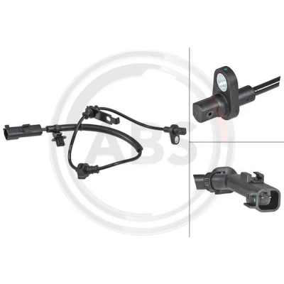 Abbildung von A.B.S. 30189 ABS Sensor aktiver 530 schwarz FORD: S Max Mk2, Mondeo 5 Kombi, Galaxy Mk3 MPV, FORD USA: Edge Mk2