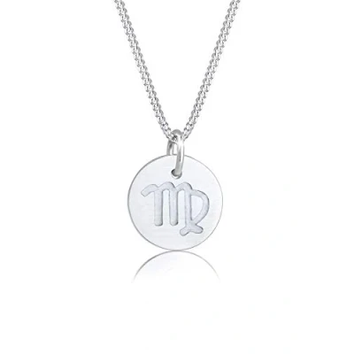 Abbildung von Elli Sternzeichen Jungfrau Astro Symbol Halskette, Damen, Größe: 45, Silber