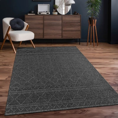 Abbildung von TT Home Teppich &quot;Montpellier 651&quot;, rechteckig, 4 mm Höhe, In &amp; Outdoor Wetterfest Balkon Küche Wohnzimmerteppich