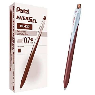 Abbildung von Pentel BL437 Energel Slim Roller Auslöser 0,7 mm braun
