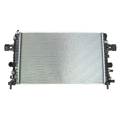 Abbildung von NRF 53144 Kühler, Motorkühlung Aluminium 600 385 15 Kühlrippen gelötet OPEL: Zafira B, Astra H Caravan, Schrägheck