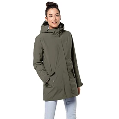 Abbildung von Jack Wolfskin Damen Cold Bay Jacket W Jacke, Traubenblatt, Small