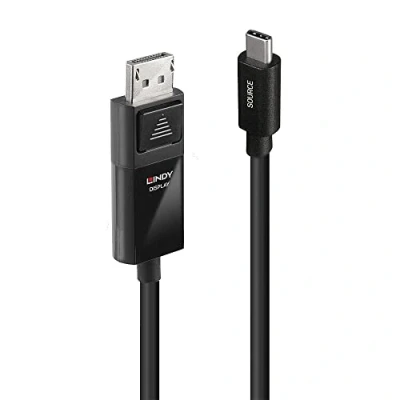 Abbildung von Lindy 43341 1m USB Typ C an DP 8K60 Adapterkabel