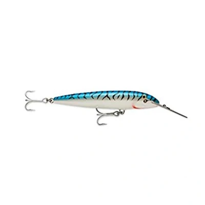 Abbildung von Rapala Countdown Magnum Angelköder Angelzubehör mit Abachiholz Konstruktion Salzwasser Spinnköder Lauftiefe 3.9 4.5m Fischköder 11cm, 24g Hergestellt in Estland Silver Mackerel