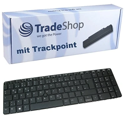 Abbildung von Original Laptop Tastatur mit Trackpoint/Notebook Keyboard Ersatz Austausch Deutsch QWERTZ ersetzt HP 36649 BG1 736649 41 für Probook 650 G1 655 Serie (Deutsches Tastaturlayout)