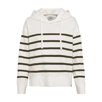 Abbildung von camel active Kapuzenpullover, Damen, Größe: Large, Pine olive striped