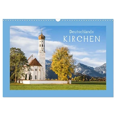 Abbildung von Deutschlands Kirchen (Wandkalender 2025 DIN A3 quer), CALVENDO Monatskalender