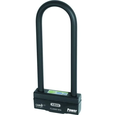 Abbildung von ABUS Bügelschloss Granit Power 58/140HBIII starkes Motorradschloss mit doppelter Verriegelung Sicherheitslevel 18 Bügelhöhe 310 mm