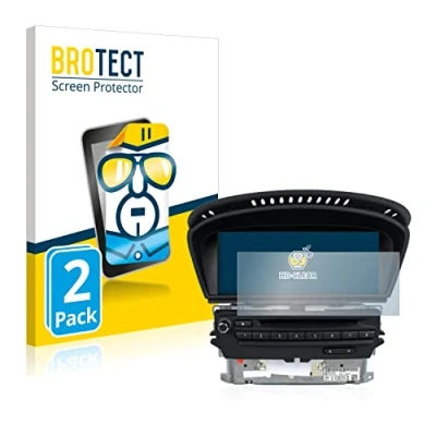 Abbildung von BROTECT (2 Stück Schutzfolie für BMW 3 E93 2011 CIC professional navigation Displayschutz Folie Ultra Klar