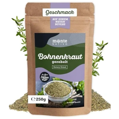 Abbildung von Bohnenkraut Monte nativo (250g) Schonend getrocknetes ideal zum Kochen und Würzen Aromatisches leckeres gerebelt Dried Savory