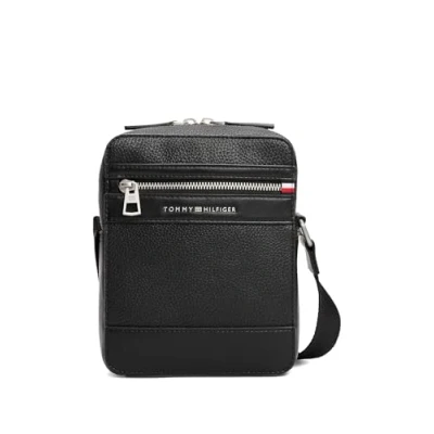 Abbildung von Tommy Hilfiger Central MINI Reporter Umhängetasche, Herren, Größe: One Size, Black