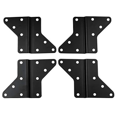 Abbildung von Drall VESA Adapter Adapterplatte für LED LCD Plasma Curved OLED Fernseher Halterung Erweiterung um 20 cm (von 200 auf 400) schwarz Modell: AD7B