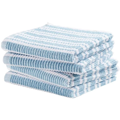 Abbildung von DDDDD Spültuch &quot;Stripe, 30x30 cm, aus 100% Baumwolle&quot;, (Set, 4 tlg.), mit luxuriöser Rippenstruktur und optimale Feuchtigkeitsaufnahme