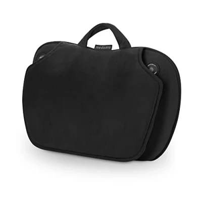 Abbildung von medisana MC 850 Shiatsu Massagekissen mit Wärmefunktion, 2 Geschwindigkeitsstufen, Rotlichtfunktion, flexibler Polsterung für Nacken, Schulter, Rücken und Beine