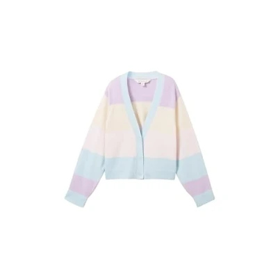 Abbildung von TOM Tailor MIT LENZING ECOVERO Strickjacke für Kinder, Größe: 92/98, Big multicolor stripe