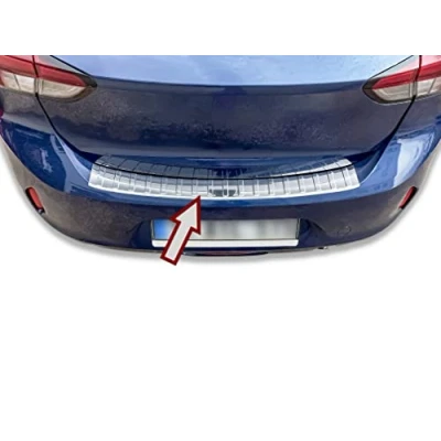 Abbildung von Ladekantenschutz Edelstahl MATT kompatibel für OPEL Corsa F BJ ab 2019 premium Qualität von RECAMBO