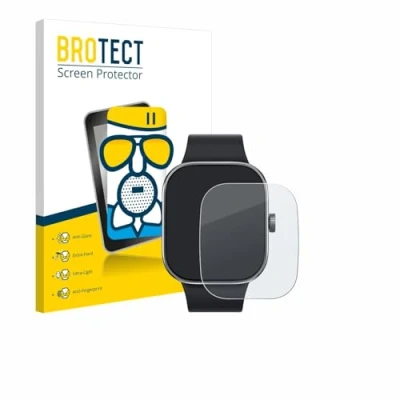 Abbildung von BROTECT Entspiegelungs Schutzglas für Xiaomi Redmi Watch 4 Schutz Folie Panzerfolie Glas Matt [Extrem Kratzfest 9H, Anti Reflex, Fingerprint]