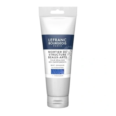 Abbildung von Lefranc &amp; Bourgeois 300675 Künstler Modellier /Strukturpaste, für Impastoeffekte, matt, opak, kann mit Acrylfarben gemischt werden, 250ml Tube, Transparent